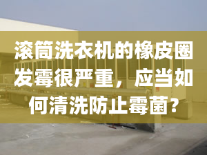 滚筒洗衣机的橡皮圈发霉很严重，应当如何清洗防止霉菌？