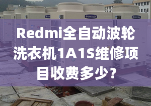 Redmi全自动波轮洗衣机1A1S维修项目收费多少？