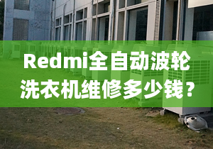 Redmi全自动波轮洗衣机维修多少钱？