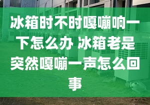 冰箱时不时嘎嘣响一下怎么办 冰箱老是突然嘎嘣一声怎么回事