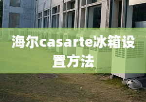 海尔casarte冰箱设置方法