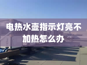 电热水壶指示灯亮不加热怎么办