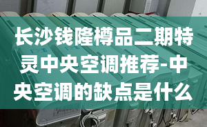 长沙钱隆樽品二期特灵中央空调推荐-中央空调的缺点是什么