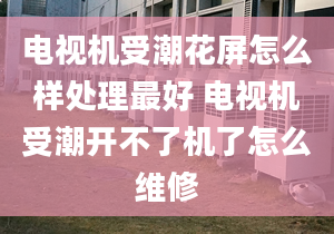 电视机受潮花屏怎么样处理最好 电视机受潮开不了机了怎么维修