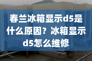 春兰冰箱显示d5是什么原因？冰箱显示d5怎么维修