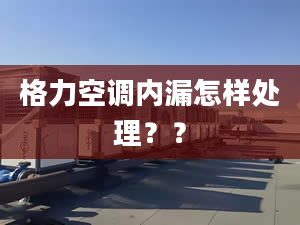 格力空调内漏怎样处理？？