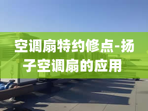 空调扇特约修点-扬子空调扇的应用 