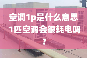 空调1p是什么意思 1匹空调会很耗电吗？