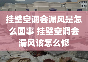 挂壁空调会漏风是怎么回事 挂壁空调会漏风该怎么修