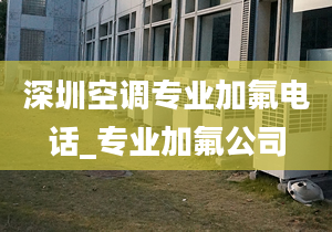 深圳空调专业加氟电话_专业加氟公司