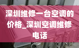 深圳维修一台空调的价格_深圳空调维修电话