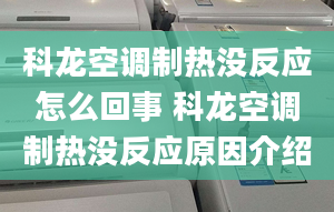 科龙空调制热没反应怎么回事 科龙空调制热没反应原因介绍