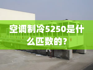 空调制冷5250是什么匹数的？